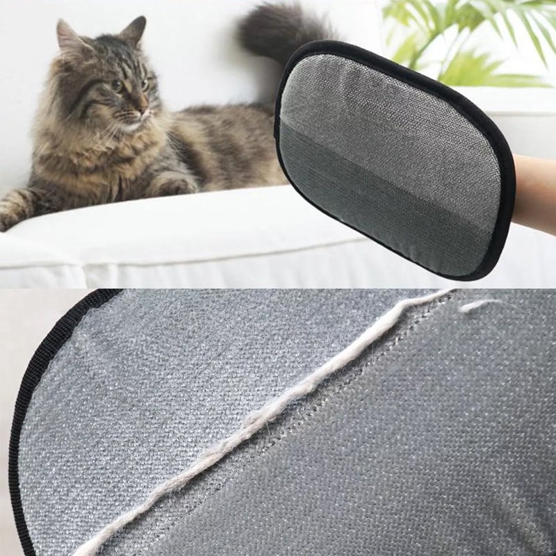 Pet Grooming & Deshedding Glove – Gentle Hair Removal for Dogs & Cats, Adjustable Fit, Easy to Clean