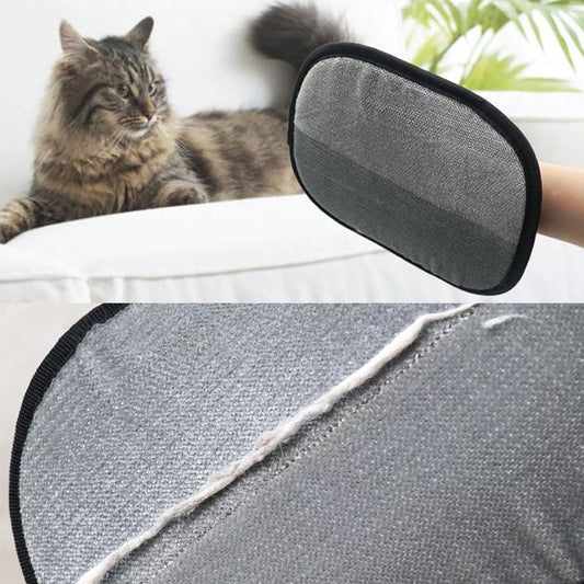 Pet Grooming & Deshedding Glove – Gentle Hair Removal for Dogs & Cats, Adjustable Fit, Easy to Clean