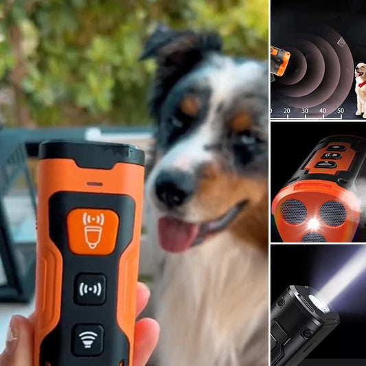 High-Frequency Ultrasonic Dog Repellent – Portable Anti-Bark & Deterrent Device for Training & Outdoor Safety