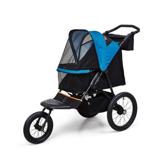 Palster Explorer Dog Stroller – All-Terrain Design, Black & Harbour Blue
